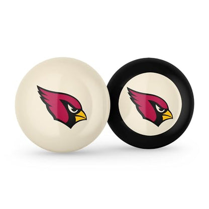 Imperial NFL Logo Cue Ball & 8 Ball Combo Set - color: Arizona Cardinals, White