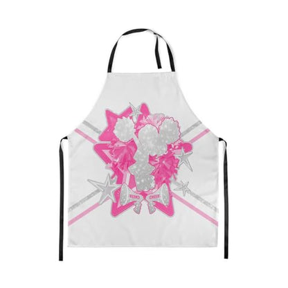 Castle Fairy Boy Soccer Kitchen Apron - color: Cheer Pink