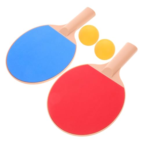 BESTonZON 1set Table Tennis Set Comfortable Grip Racket for Outdoor Pong Games and Competitions Suitable for Skill Levels