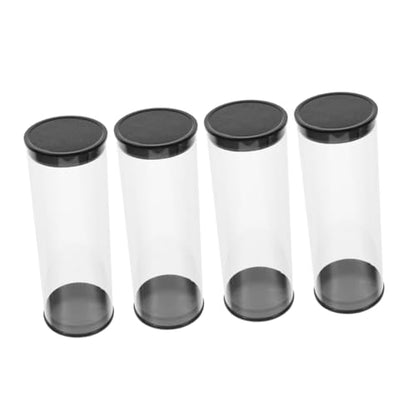 Happyyami 8 Pcs Golf Barrel Golfing Ball Case Ball Case for Golfing Golfs Ball Case Golfs Ball Holder Clear - color: As Shownx4pcs, size: 13.00X4.50X4.50CMx4pcs