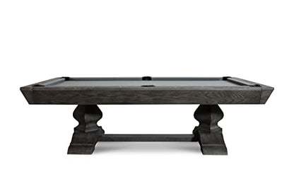 Nixon Billiards - Birdy Slate Billiard Pool Table- Grayson Grey - 7ft and 8ft - Whiteglove - size: 8FT WG installation (Yes), style: Player's Starter