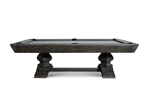 Nixon Billiards - Birdy Slate Billiard Pool Table- Grayson Grey - 7ft and 8ft - Whiteglove - size: 7FT WG installation (No), style: Club Master I
