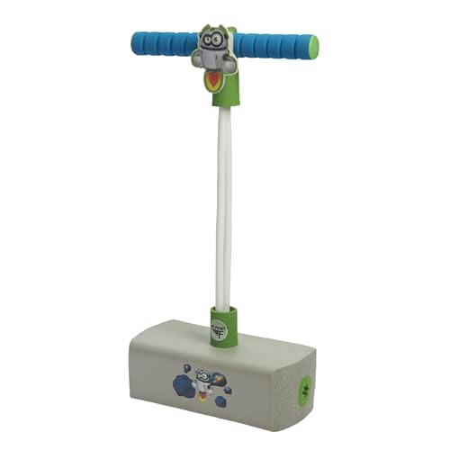 Flybar My First Foam Pogo Jumper for Kids Fun and Safe Pogo Stick for Toddlers, Durable Foam and Bungee Jumper for Ages 3 and up, Supports up to 250lbs, Robot - color: Robot