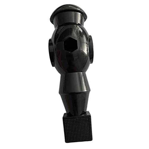 Mnixy Cutefly 5/8" Foosball Man Table Guys Man Soccer Player Part for Dynamo Table (Black)