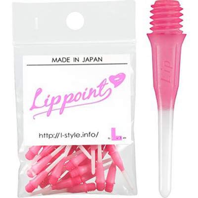Lstyle Dart Tips: Original Lippoint - Soft Tip Dart Points - 2BA Thread - Regular Length - 2 Tone Pink 2 Pack - color: Pink 2-Tone