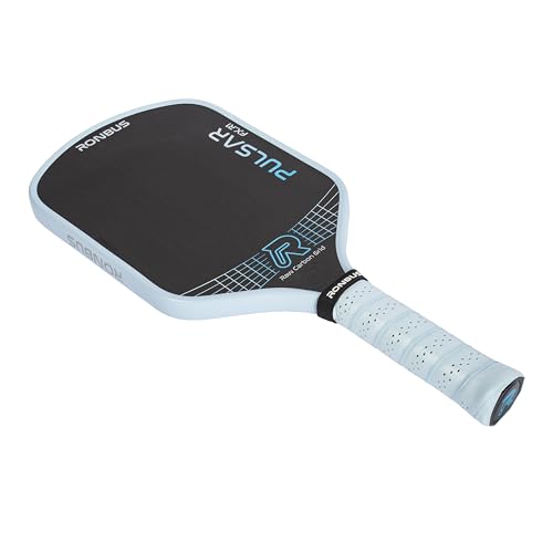 Ronbus Pulsar + Pulsar FX Thermoformed Raw Toray T700 Carbon Fiber Pickleball Paddle with 16 mm Polypropylene Honeycomb Core - style: Pulsar FX R1