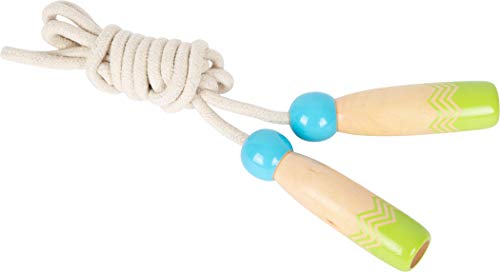 small foot 11872 Jump Rope Set Active Made of FSC 100%-Certified Wood, Set of 2 Exercise Toys for Ages 5+ Years - style: Skipping rope