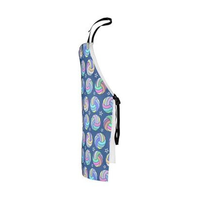Manfei Volleyball Kids Kitchen Apron - color: Colorful