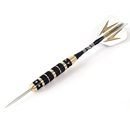 CUESOUL 20/21/22/23/26 Grams Steel Tip Darts - Black Coating Brass Barrels - color: F1308-26g