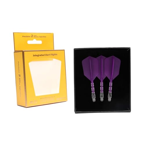 CUESOUL ROST T19 Integrated Dart Shaft and Flight Slim Shape M Size 28mm - color: Purple
