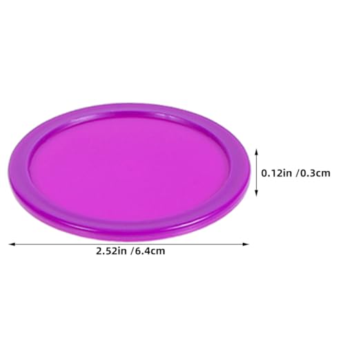 8pcs Air Hockey Pucks Replacement Set 64mm Sturdy Table Game Accessories for Home and Group Entertainment