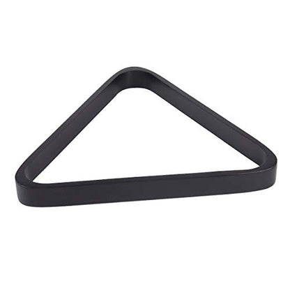 Solid Wood Pool Ball Triangle Rack, Pool Table Ball Holder Positioning Rack,2-1/4" Pool Ball Rack - color: Black