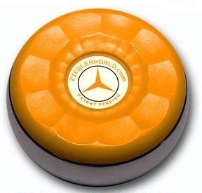 Zieglerworld Table Large Shuffleboard Puck Weights - Black - Yellow Gold