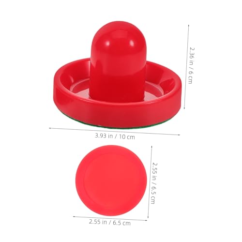 WOONEKY 2pcs Hockey Strikers Pucks Replacement for Air Hockey Table Accessories Pusher Goal Handles