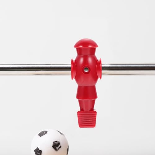 HANABASS 4pcs Red Foosball Player Dolls Resin Soccer Game Replacement Table Football Supplies for