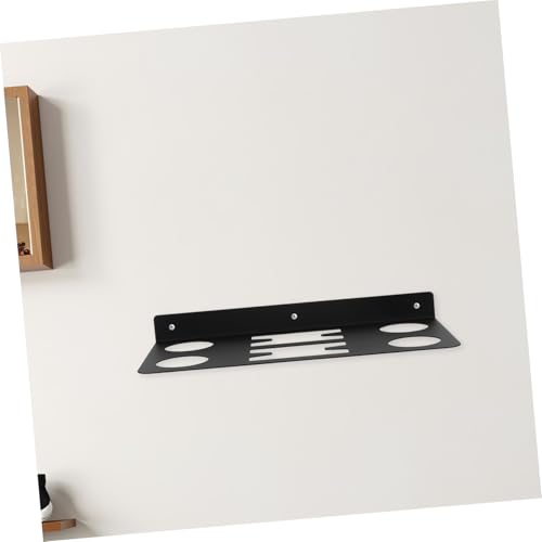 ULTECHNOVO Black Wall-mounted Sports Equipment Wall Rack with Solid Iron Structure, Wide Compatibility and Easy Installation, for Game Room or Training Center Storage