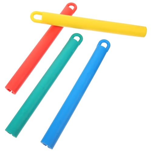 Beaupretty 4pcs Pool Cue Hangers Rubber Billiard Cue Holder Wall-mounted Pool Stick Storage Rack with Screws for Indoor Recreation Room Organization