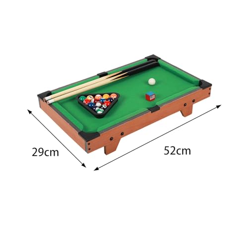 Kids Pool Table Set with Balls Chalk Triangle Rack for Office Desk Use Children Adults