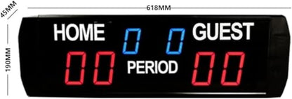 Scoreboards & Timers Basketball Scoreboard Portable Scoreboard Wall Mounted Electronic LED Football Digital Scoreboard