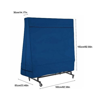 Topyond Ping Pong Table Cover, Waterproof Oxford Cloth Covers, Foldable Design with 2 Zippers, Durable Protection for Indoor and Outdoor Table Tennis, Fits Most Standard Tables
