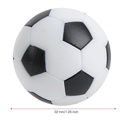 WNSC Mini Table Football Balls, Table Soccer Foosballs Replacement Balls Tabletop Soccer Balls 8Pcs 32mm for Adults and Kids for Football Table Game Accessory