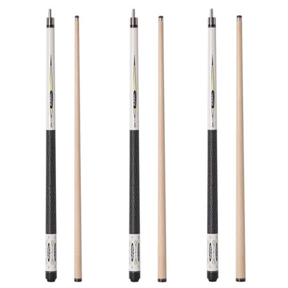Canadian Maple Pool Cue Sticks (10mm/11.5mm/13mm), 58" 2-Piece Pool Sticks with Low Deflection Shaft,Billiard Sticks for Home, Bar, and Tournament Play - color: only cue10MM