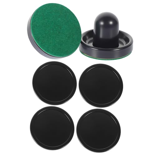 Air Hockey Paddles and Pucks Set for Tabletop Games Replacement Accessories for Family Fun Lightweight and Sturdy Suitable for Boys and Girls and Adults