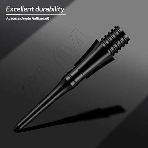 CyeeLife 2BA Thread Soft Tip Dart Points - Plastic Dart Tips - 100/1000 Pack Premium Replacement Dart Accessories - color: 1000pcs