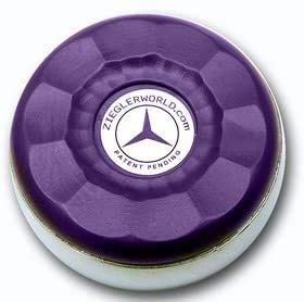 Zieglerworld Premium Table Shuffleboard Puck Weights Large Size 2 5/16 Available in 21 Colors + Booklet - 4 Pack - color: Purple