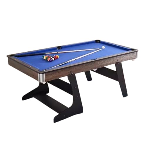 Pool Table, Sturdy & Safe Billiard Table with Adjustable Height for Kids & Adults - color: H