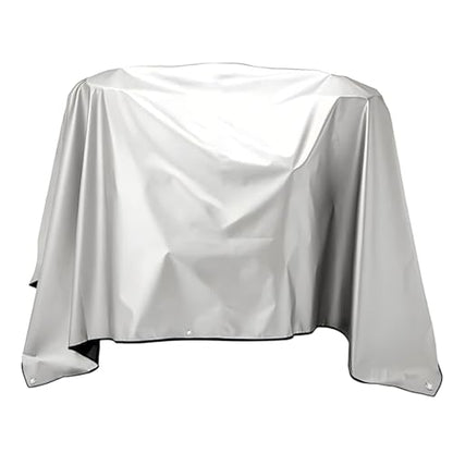 Jumbo Machine Cover - Breathable, Rust Preventing, Water & Dust Proof, Tear Resistant Silver (Silver+Black, 27.56*36.22) - size: 27.56*36.22