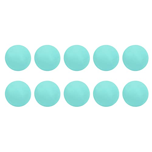 Drfeify EVA Foam Balls, 10pcs 65mm Soft Practice Balls with High Hit and Abrasion Resistance for Indoor Outdoor Training, Kids and Pets Play - color: Lake Blue