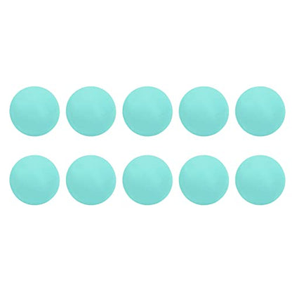 Drfeify EVA Foam Balls, 10pcs 65mm Soft Practice Balls with High Hit and Abrasion Resistance for Indoor Outdoor Training, Kids and Pets Play - color: Lake Blue
