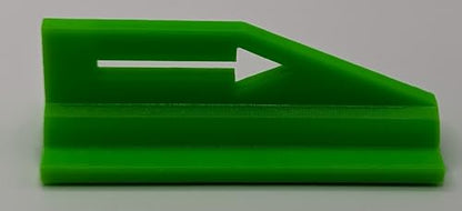 Disc Golf Next Tee Arrow, Marker, Flag, Discgolf Target Flag, Direction Arrow, Next Hole Marker, Set of 18 - color: Neon Green