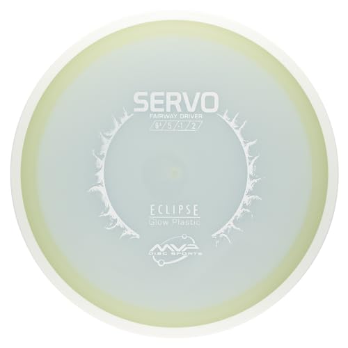 MVP Disc Sports Eclipse Glow 2.0 Servo Disc Golf Fairway Driver - size: 165-170g