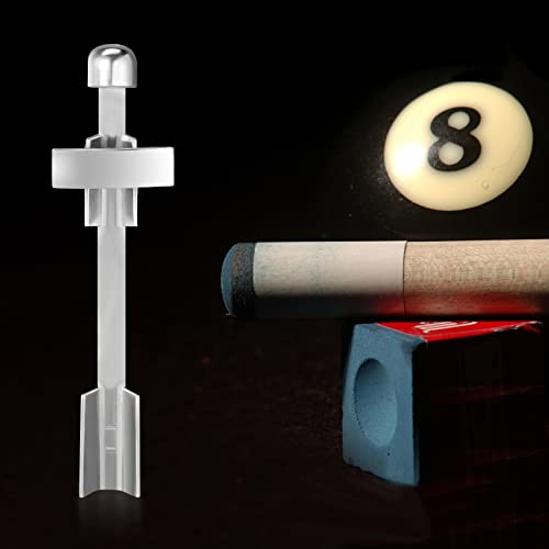 Funrous 3 Pieces Billiard Cue Clamp Pool Sticks Tip Clamp Stainless Steel Cue Stick Tip Repair Kit for Billiard Table Tips Replacement kit Accessories