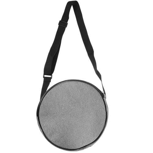 Happyyami Disc Golf Bag Waterproof Lightweight Shoulder Pouch Multi-Functional Disc Holder for Outdoor Beginners with Gray Sturdy Fabric for Practice and Travel