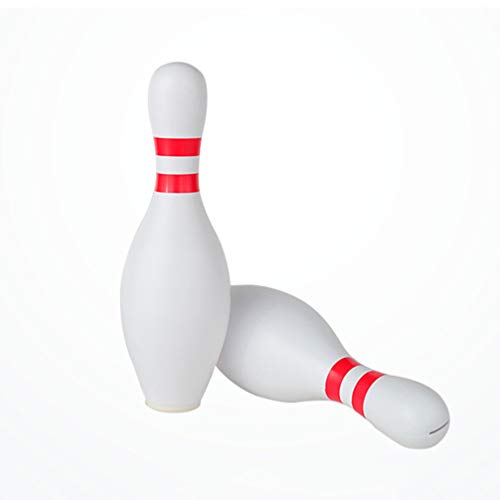 Garneck Bowling Pin Piggy Bank - Unique Plastic Coin Bank for Kids and Toddlers for Home and Office Decor