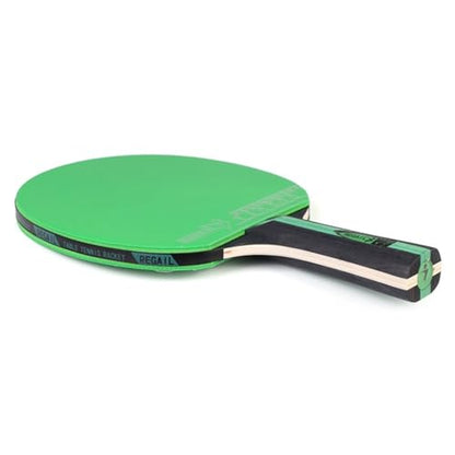 2 Pack Table Tennis Sets with 3 Balls and Carry Bag – Beginner Paddles for 2 Players, Durable Polar Wood Rackets and Zippered Case - color: Green A
