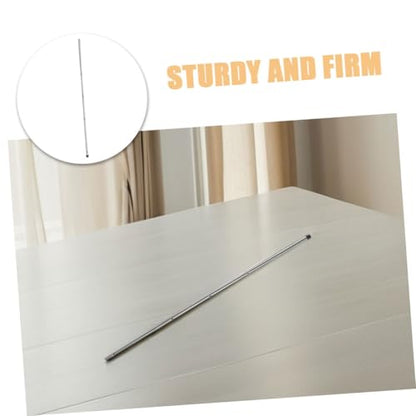 2pcs Foosball Table Rods Replacement: Heavy Duty Table Soccer Pole with Safety Caps - Foosball Machine Rods for Kids and Adults