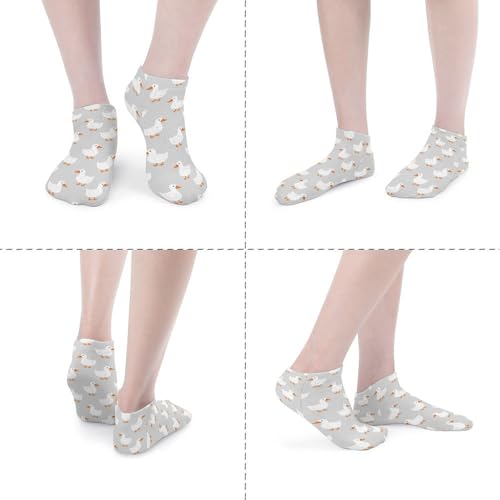 5 Pairs Women’s Low Cut Ankle Socks, Soft Athletic No Show for Running Yoga Daily Wear - color: Picture (16)