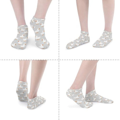 5 Pairs Women’s Low Cut Ankle Socks, Soft Athletic No Show for Running Yoga Daily Wear - color: Picture (16)