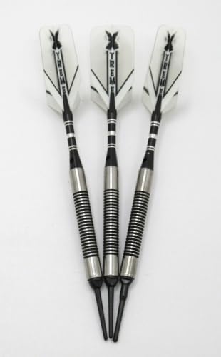 Xtreme Rr 19g 80% Tungsten Soft Tip Darts Ringed Grip + Extras