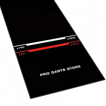 Dart Mat with Throw Line - Floor Protection Portable with Throw Line - Dart Oche Mat,for Recreation Center Sports Club Basement Entertainment Area Garage Dormitory - size: A