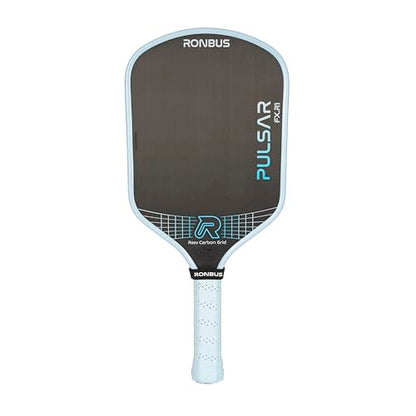 Ronbus Pulsar + Pulsar FX Thermoformed Raw Toray T700 Carbon Fiber Pickleball Paddle with 16 mm Polypropylene Honeycomb Core - style: Pulsar FX R1
