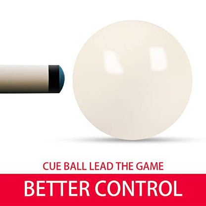 Billiard Balls Set 2-1/4" Regulation Size Pool Table Balls for Replacement (16 Resin Balls) - style: 16 Resin Balls