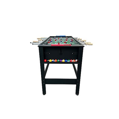 KICK Twain 48" 2-in-1 Multi-Game Table – Foosball & Billiards/Pool Table - color: Black