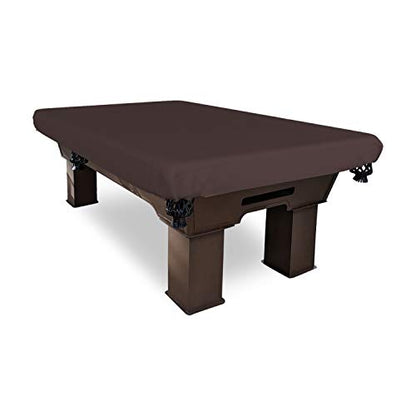 Covers & All Pool Table Cover, Made of 18 Oz Cover Tuff, Waterproof, Ideal for Extreme Weather (100" W x 56" D x 8" H, Coffee) - color: Coffee, size: 100" W x 56" D x 8" H
