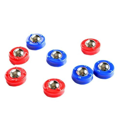Mini Shuffleboard Replacement Pucks, Tabletop Equipment Rollers Set, Shuffleboard Accessories - size: 20Pcs 2.5x1.56cm