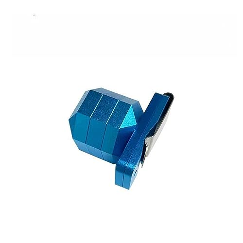 Wokyo Premium 3 Layer Magnetic Billiard Pool Cue Chalk Holder Box Set, Pool Table Accessory for Billiards Precision Shots - color: Blue